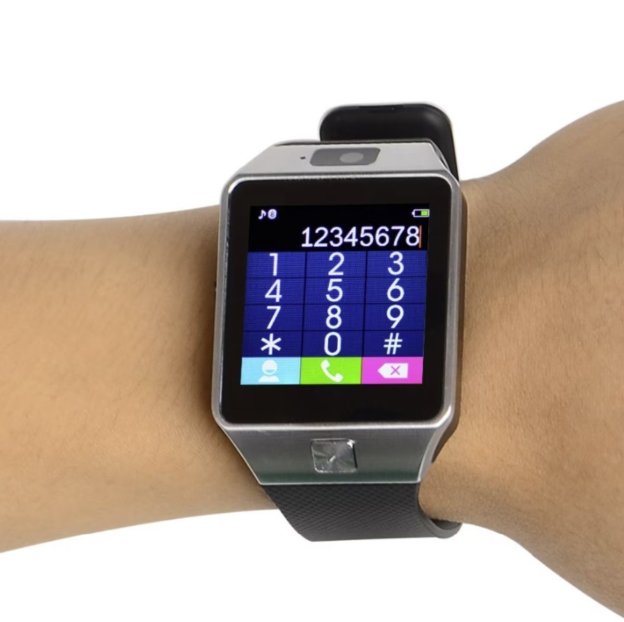 Ceas Smartwatch slot sim, camera foto, bluetooth, slot card SD, Whatsapp, Facebook, compatibil Android si IOS
