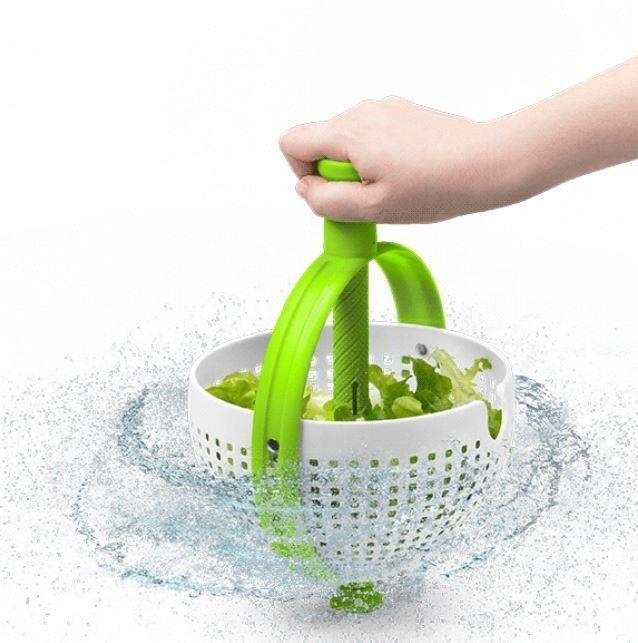 Strecuratoare multifunctionala rotativa, cu maner