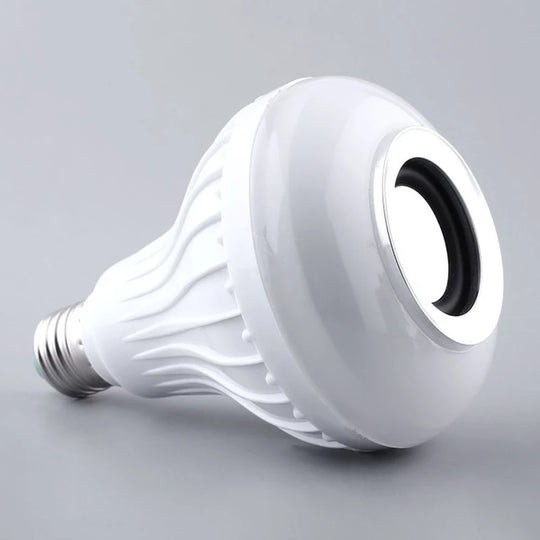 Bec LED cu difuzor, Bluetooth si telecomanda