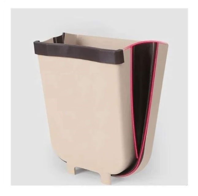 Cos De Gunoi Suspendat, Pliabil, Pentru Usa Dulap