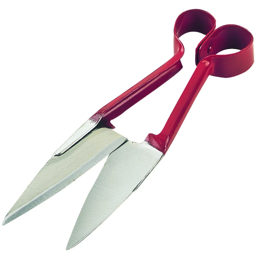 Foarfeca de tuns oi/capre manuala rosie, 34 cm