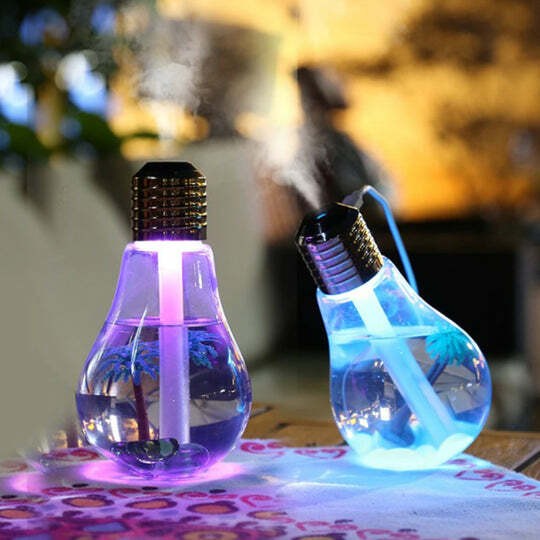 Umidifcator in forma de Bec, LED RGB, 2W, cu USB + Cadou 2 Arome