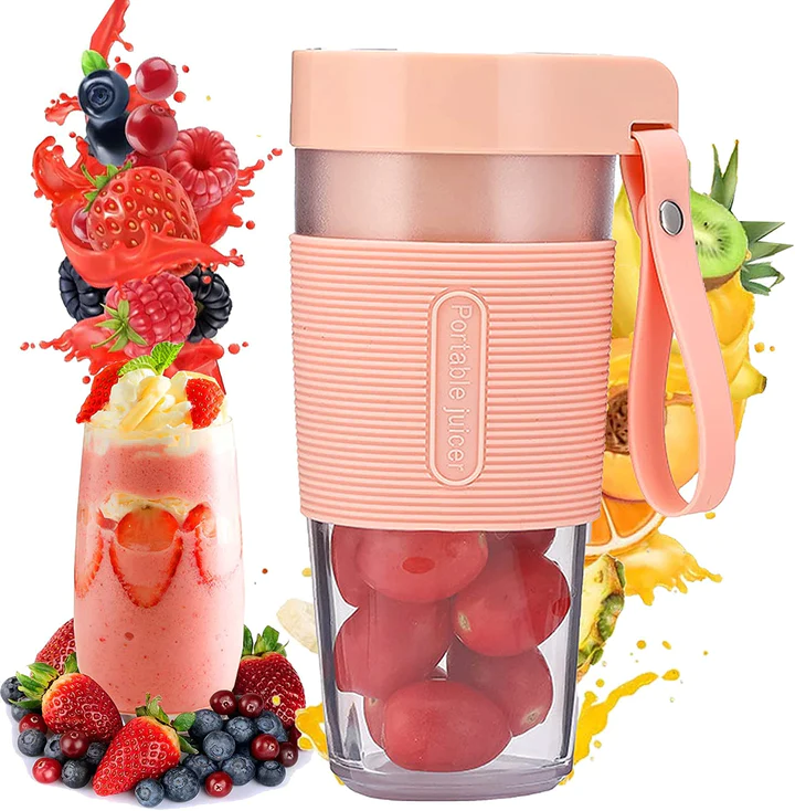 Blender portabil cu lame din otel FreshMaker, 300ml