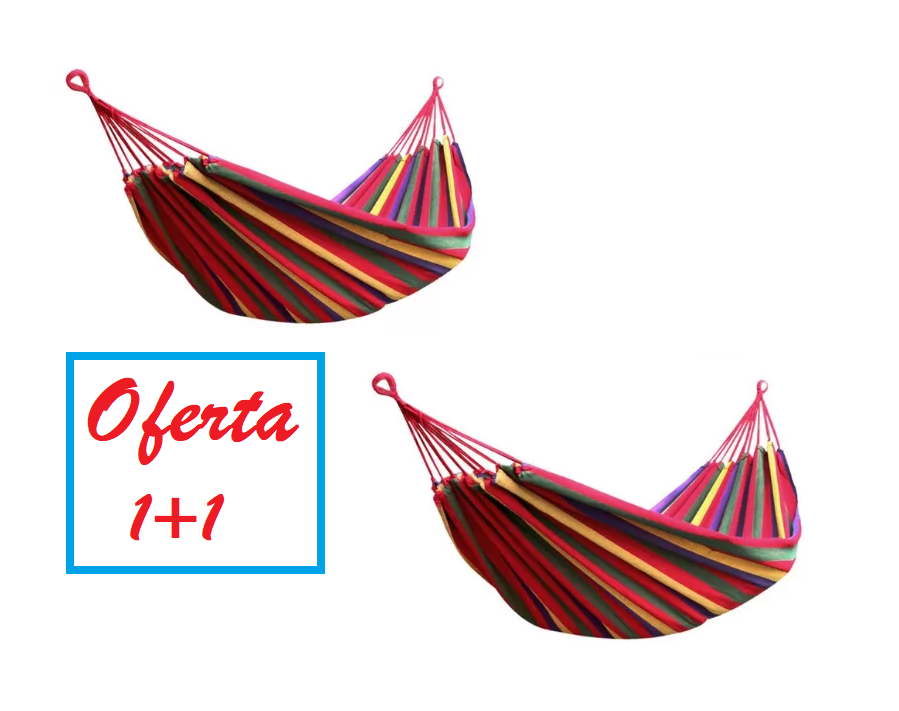Oferta 1+1 Hamac Sun Smile, 200 x 80 cm, multicolor
