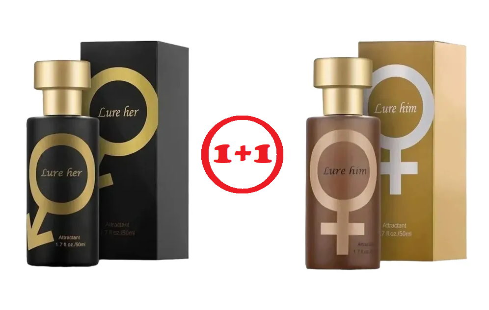 Set Parfum stimulant pentru femei cu feromoni 50 ml + Parfum stimulant pentru barbati cu feromoni 50 ml