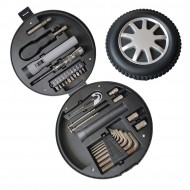 Trusa de scule manuale de uz casnic, biti de securitate pentru forma anvelopelor, set de scule de reparatii la domiciliu, cheie hexagonala