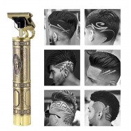 Masina de tuns cu lama tip T din otel carbon, pentru conturare, barbierit uscat, incarcare USB