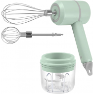 Mixer 2 in 1 electric de bucatarie, portabil, 3 viteze, incarcare USB