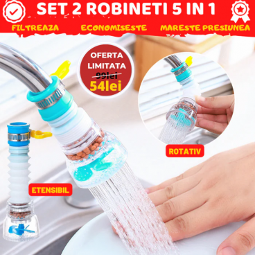 SET 2 ROBINETI 5 IN 1 2+1 