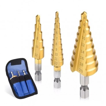 SET BURGHIE CONICE – CROSSDRILL 3 BUCATI