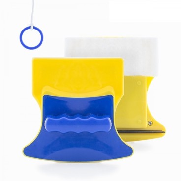 Curatator cu suprafata magnetica cu bureti pentru geamuri