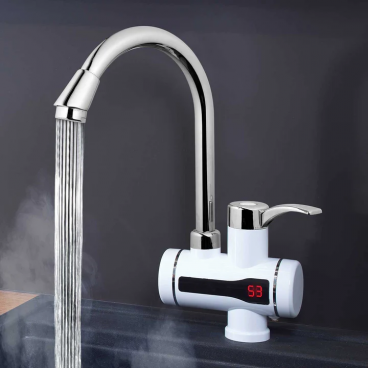Robinet Electric pentru Apa calda instant Hot Aqua, 3000W, Afisaj Digital