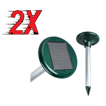 Set 2 Aparat cu incarcare solara pentru alungat cartite -Dispozitiv ultrasonic